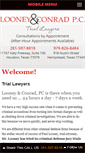 Mobile Screenshot of looneyconrad.com